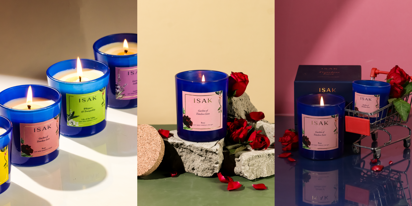 Garden of timeless love handcrafted soy wax candles