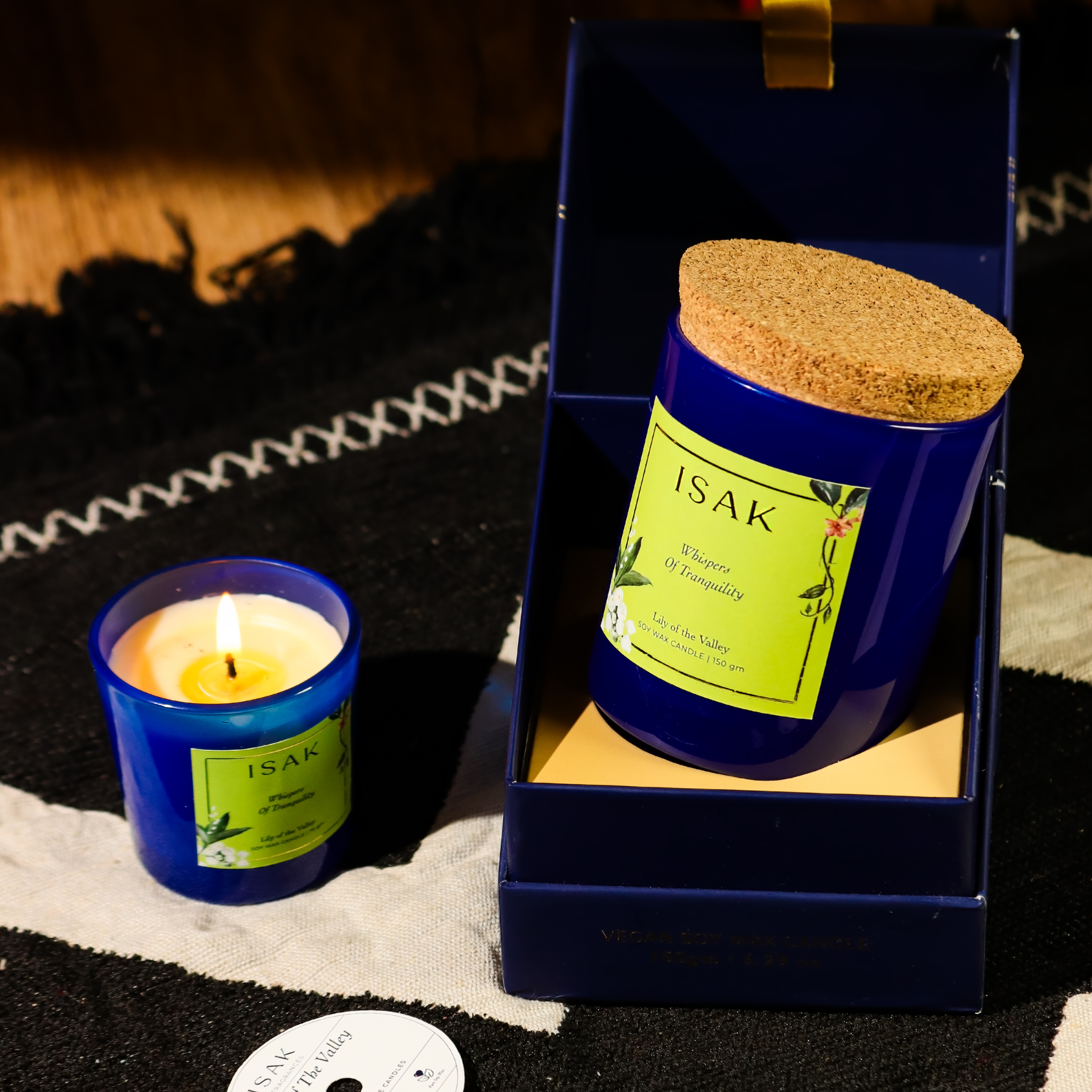 Whispers of tranqulity soy wax candle